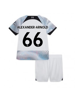 Liverpool Alexander-Arnold #66 Auswärts Trikotsatz für Kinder 2022-23 Kurzarm (+ Kurze Hosen)